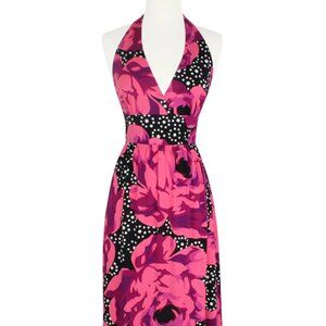 Trashy Diva Summer Love Halter Maxi Dress Polka Dot Rose Size 22 NEW WITH TAGS